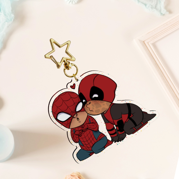 Spideypool Keychain