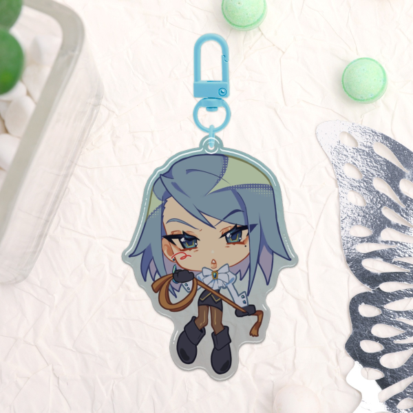 Ace Attorney - Franziska Von Karma Acrylic Keychain