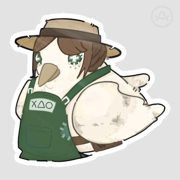 Emma/Lisa IDV bird sticker