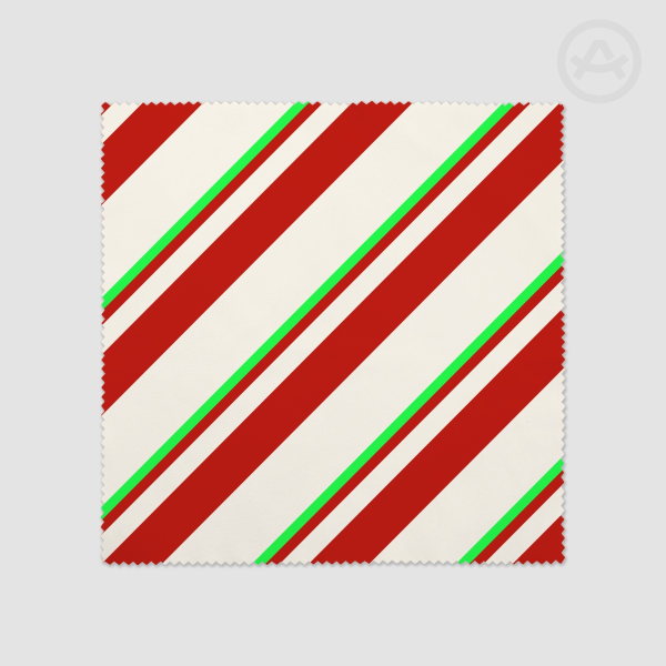 Candy's Stripes Glass Cloth