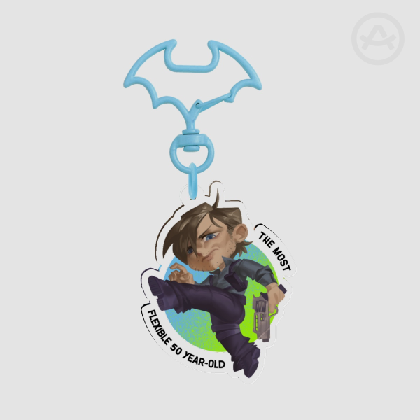 Leon Kennedy Clear Acrylic Charm