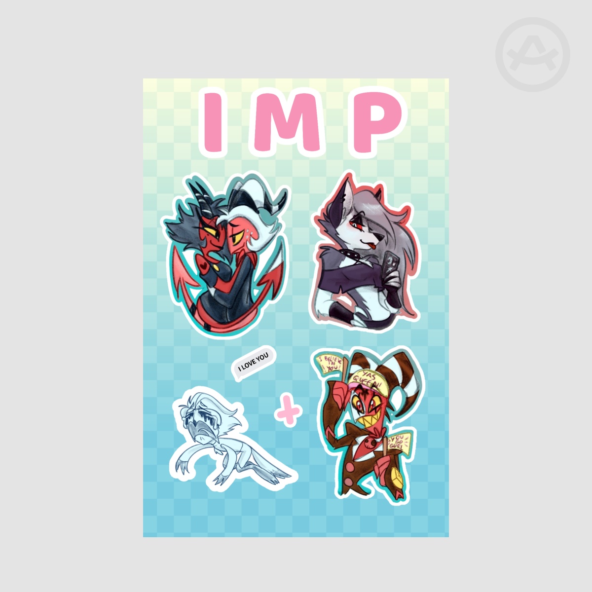 HB I.M.P. Stickers Sheet