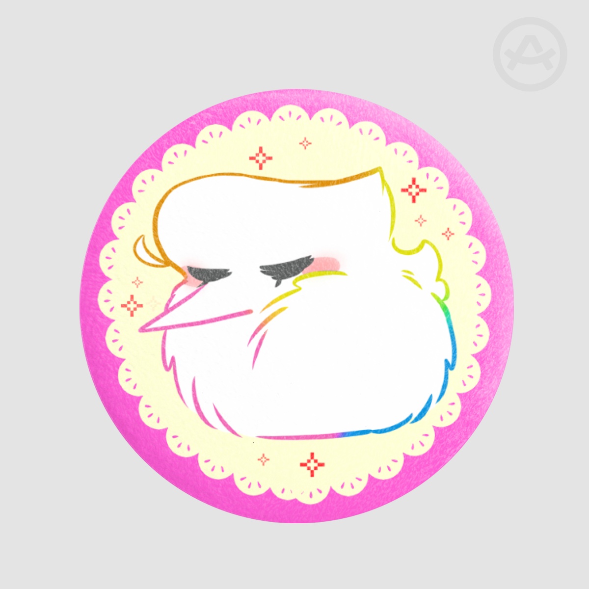 AddiSpam fluff ball Plush Badges
