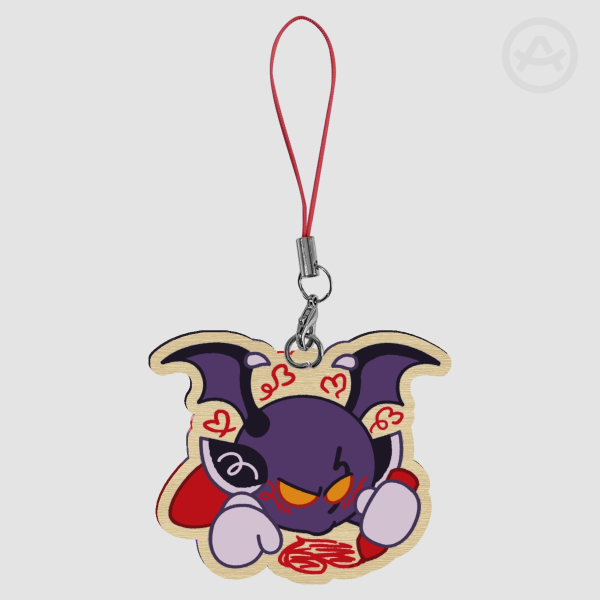 dameta colouring wood keychain