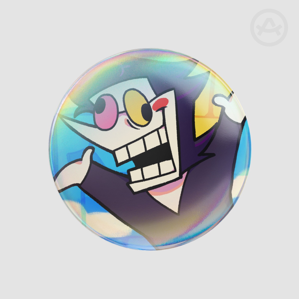 Spamton G. Spamton - Round Badge (Button Pin)