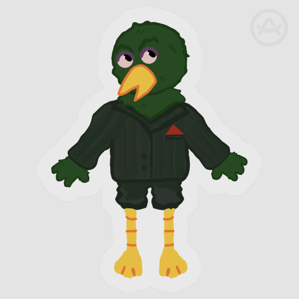 DUCK GUY Sticker