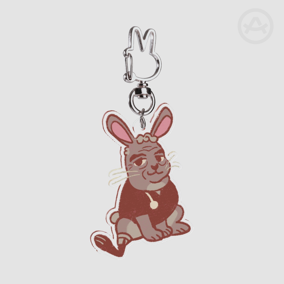 "Jack Rabbit" Clear Acrylic Keychains