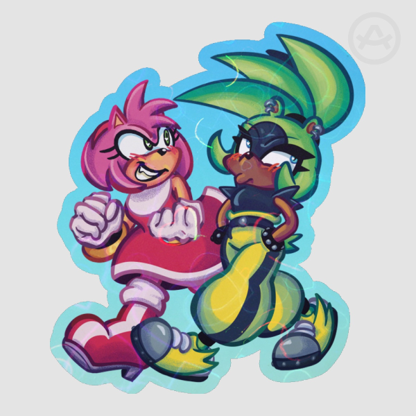 Surgamy Colored Edge Die Cut Stickers