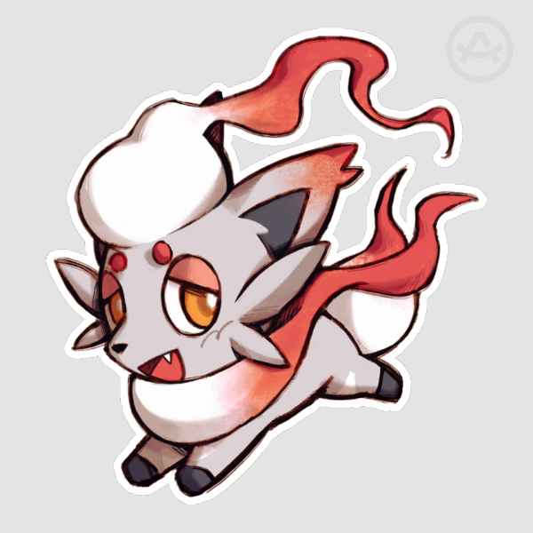Hisuian Zorua Sticker