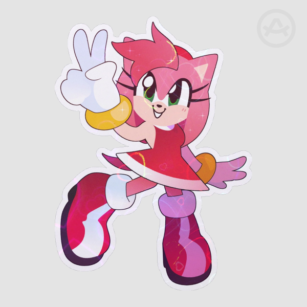Amy Rose Die Cut Sticker