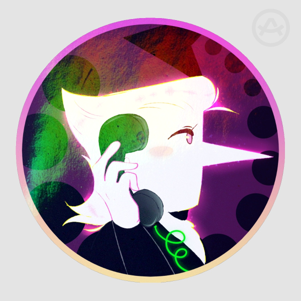 AddiSpam Colored Edge Die Cut Sticker