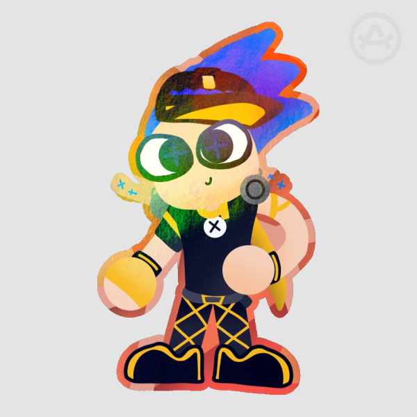 Axel Holographic Sticker