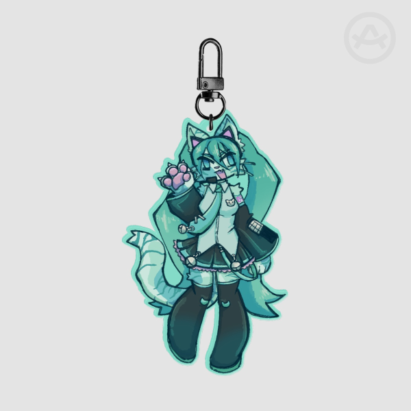 Cat Miku Keychain/Charm