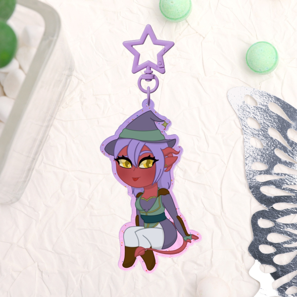 Amaryllis Acrylic Keychains