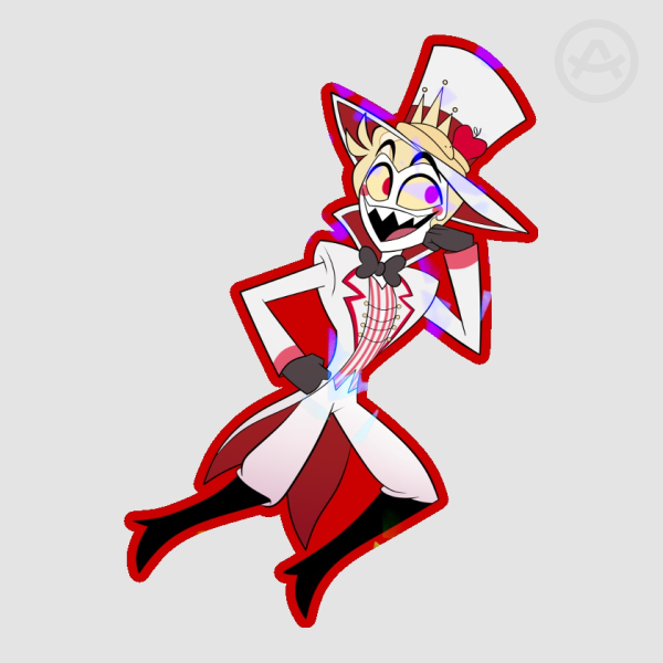 Lucifer Morningstar - holographic sticker