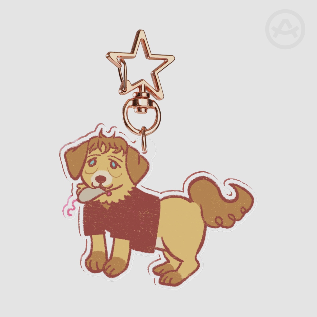 "Dennis Dog" Clear Acrylic Keychains