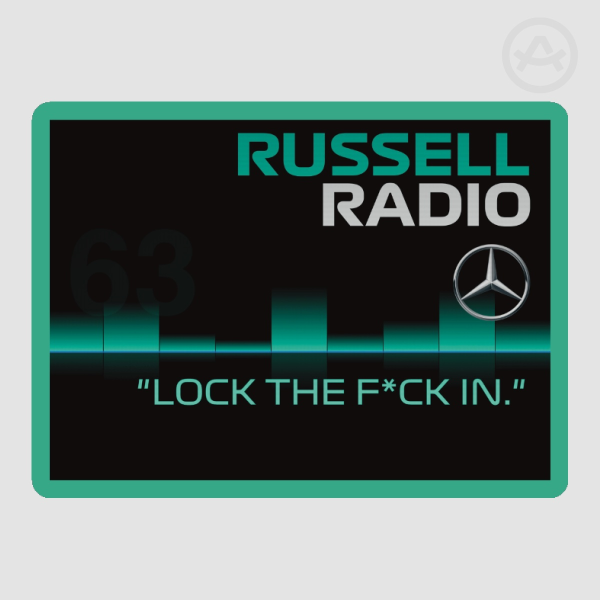 George Russell (LOCK THE F*CK IN) Sticker