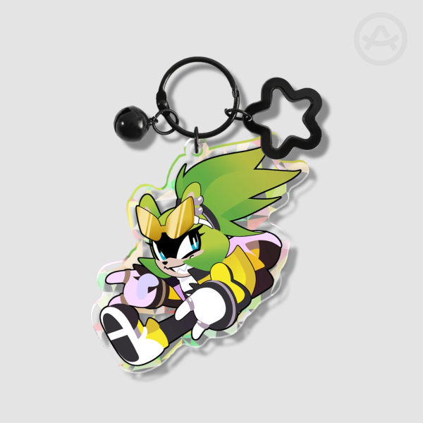 Surge the Tenrec - Riders Fit Broken Glass Acrylic Keychain