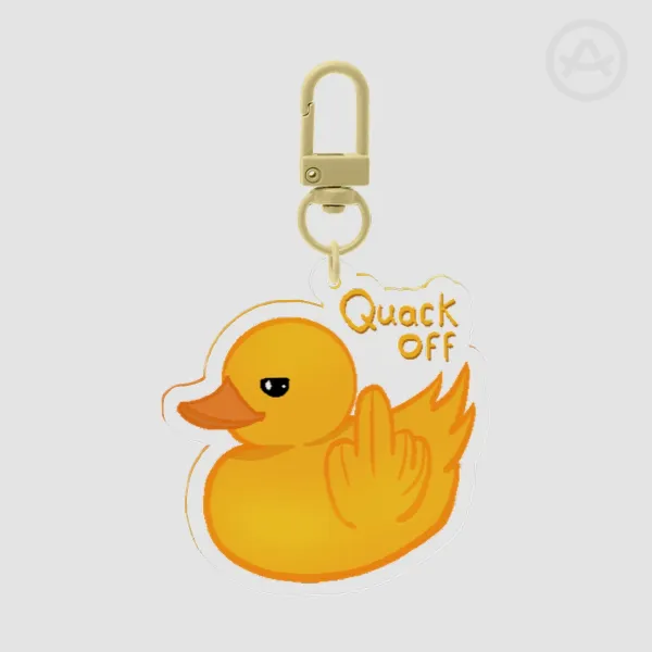 “Quack Off” Keychain