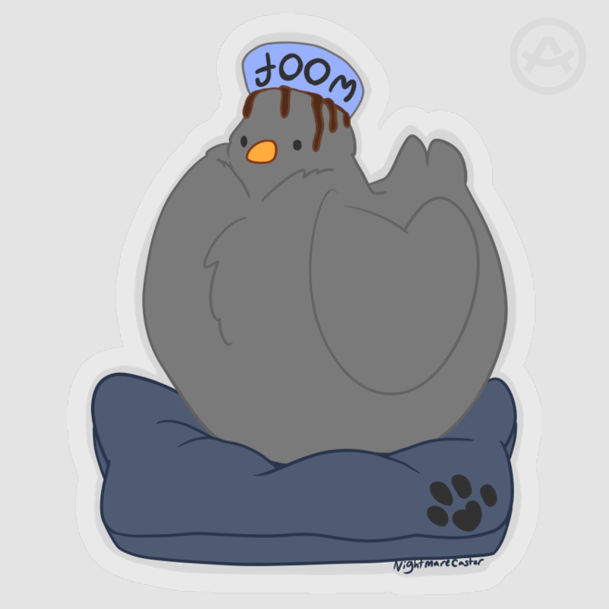 Woof Chicken Stickers