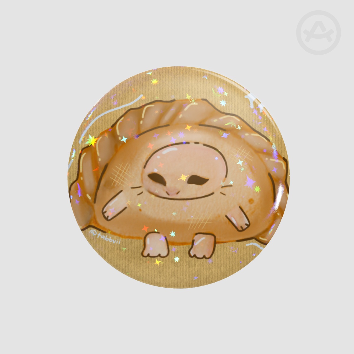 michi patty button pin (chicken)