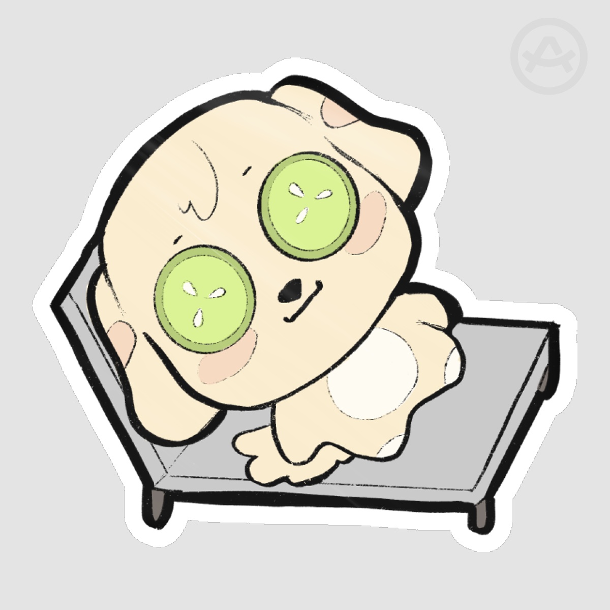 ATEEZ X Spa Day - Tyudeongi Sticker