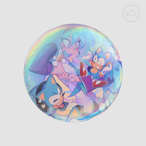 Sonic and miku Pin!