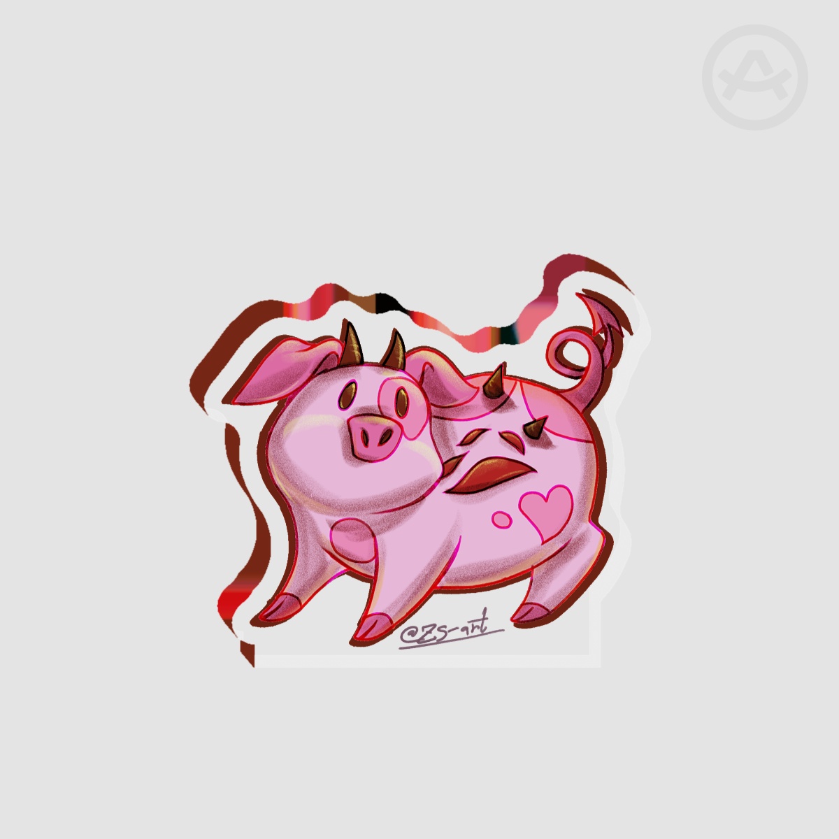 HH Fat Nuggets Thick Acrylic Stand