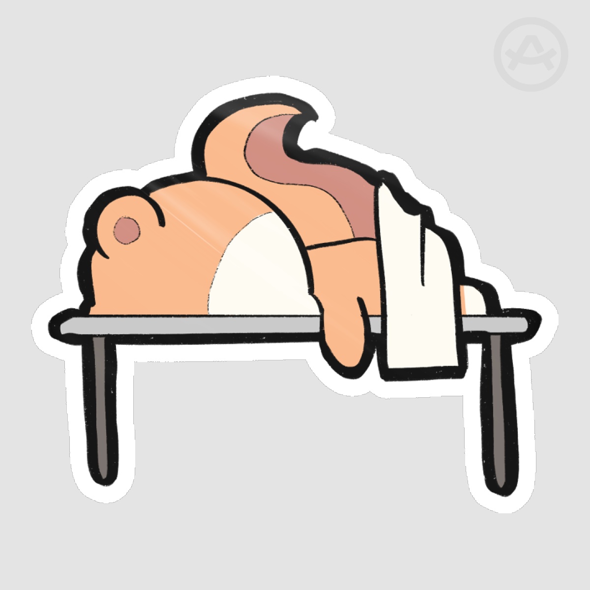 ATEEZ X Spa Day - Jjoongrami Sticker