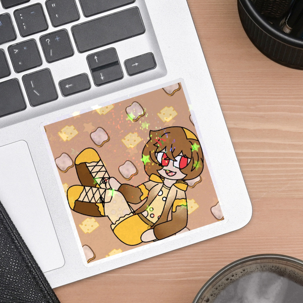 MozzyEllaVT Square Sticker