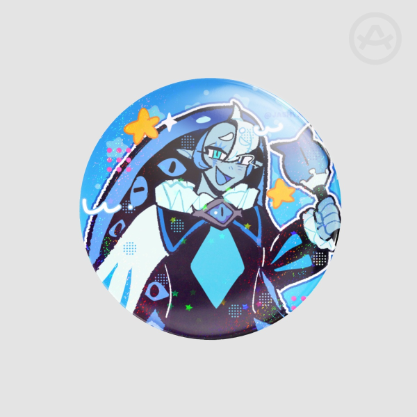 Shadow Milk Cookie Round Badges (Button Pins)