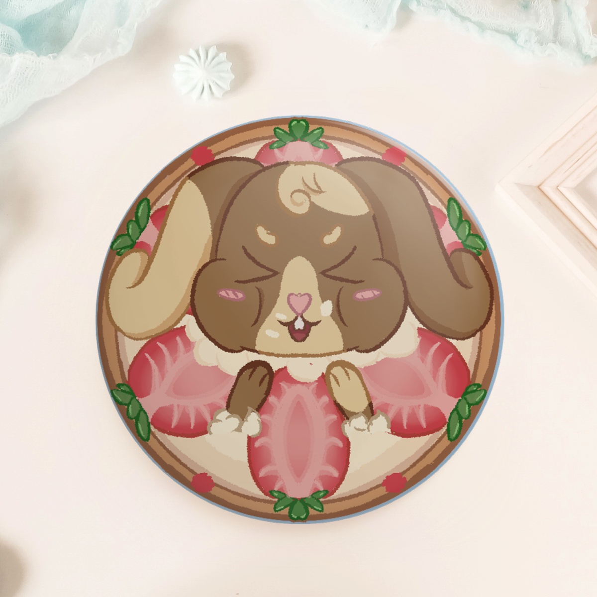Bunny's Cake ||Button Pin
