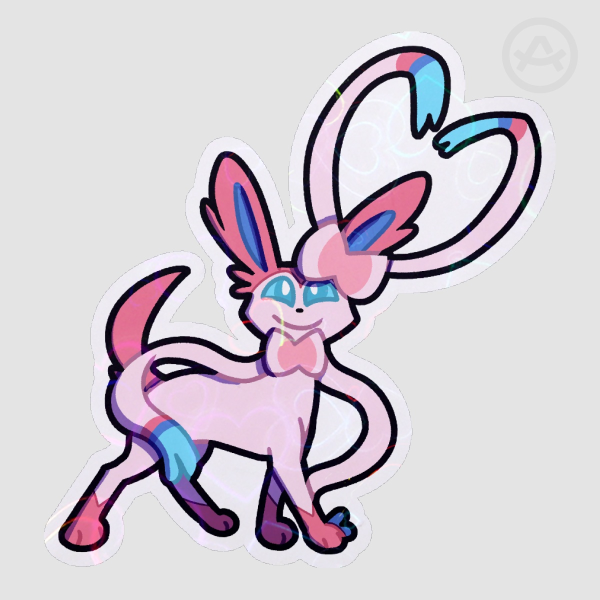 Sylveon Sticker (Holo Heart)