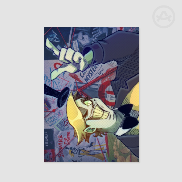 Poster of human Bill Cipher