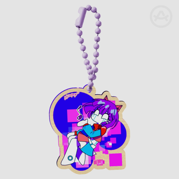 Astrapop – Neon Dream Wooden Keychain