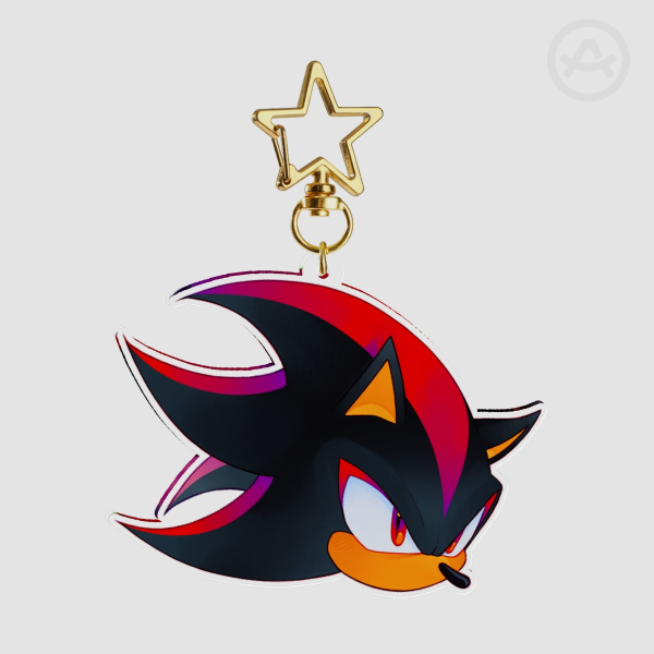 Shadow Double Sided Keychain