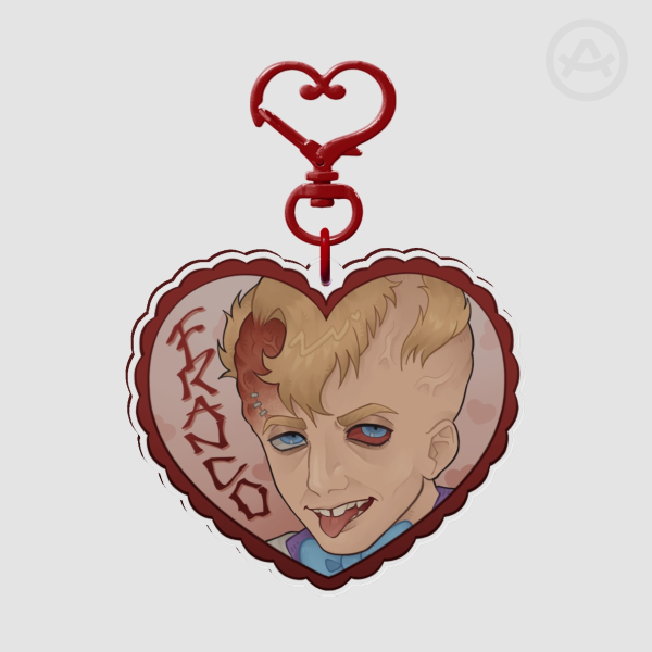 Franco Heart Keychain