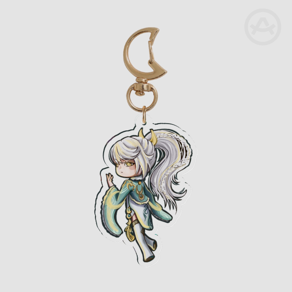 Zibai Clear Acrylic Keychain