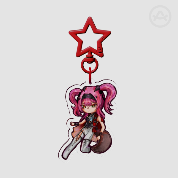 Lupa Clear Acrylic Keychain