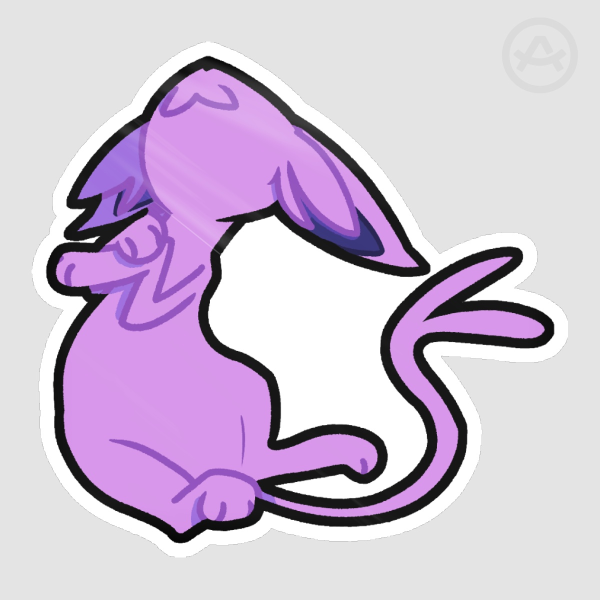 Espeon Glossy Sticker