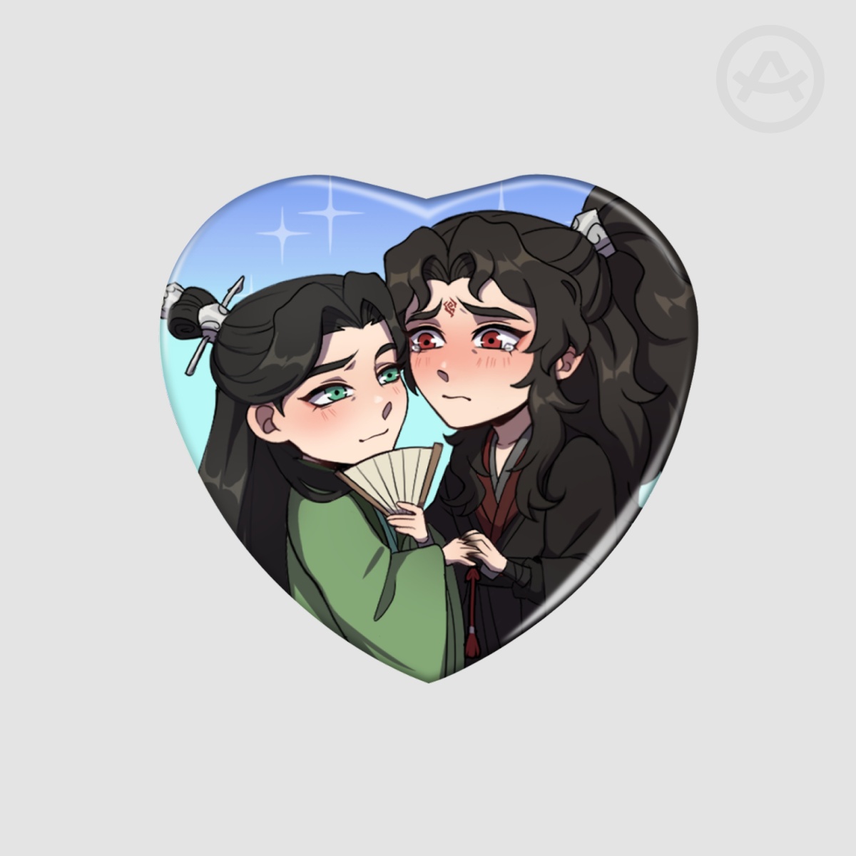Bingqiu Heart Holo Badge
