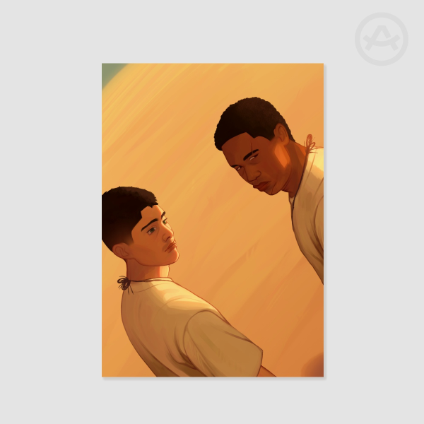 Fallout TV Maximus and Dane print