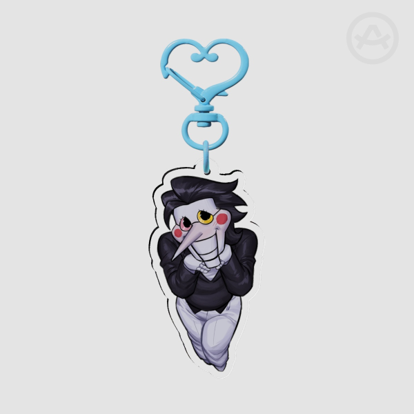 Cute Puppet Spamton Acrylic Keychain