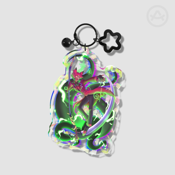 Executioner Alastor Broken Glass Keychains