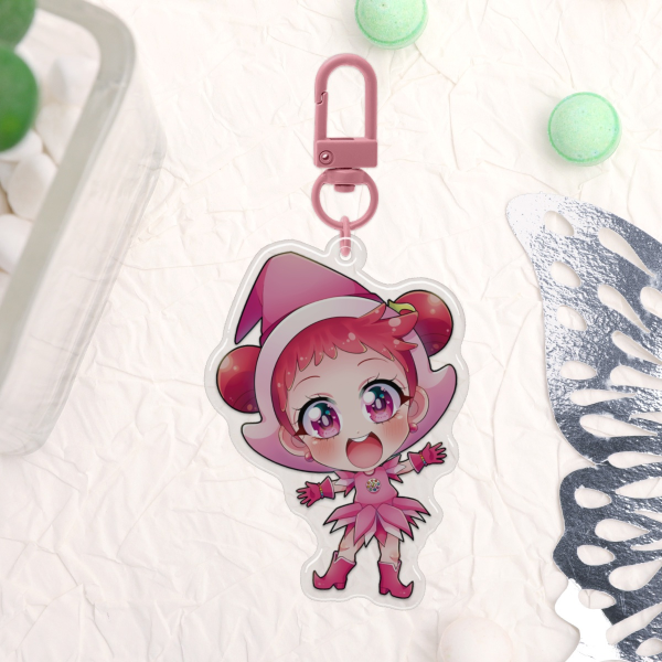 Ojamajo Doremi Harukaze chibi Epoxy Clear Acrylic Keychains