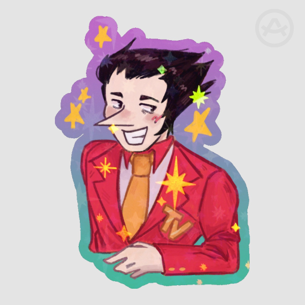 Golden Age spamton Cut Sticker