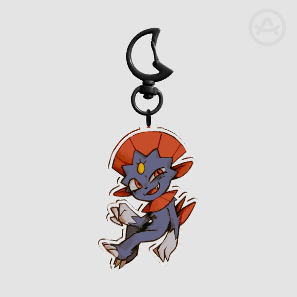 Weavile Acrylic Keychain