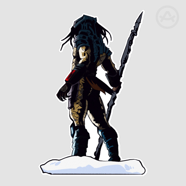 Buttcheek Yautja Stickers