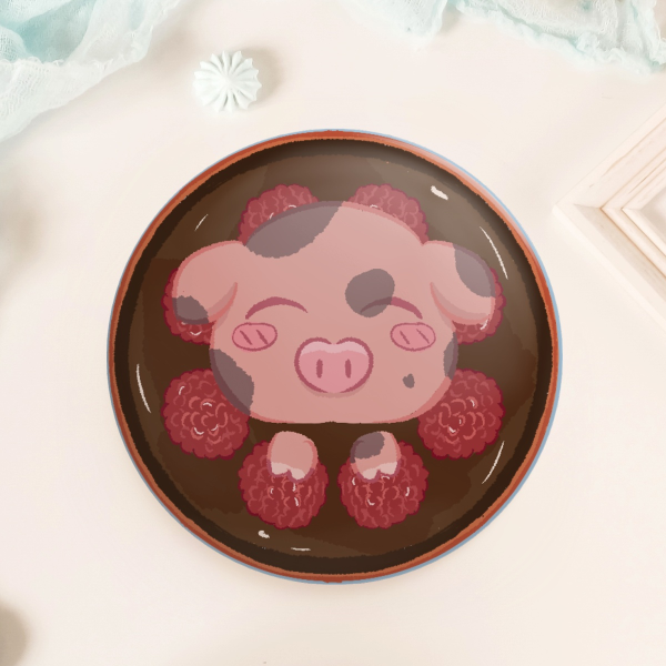 Pig's Cake ||Button Pin