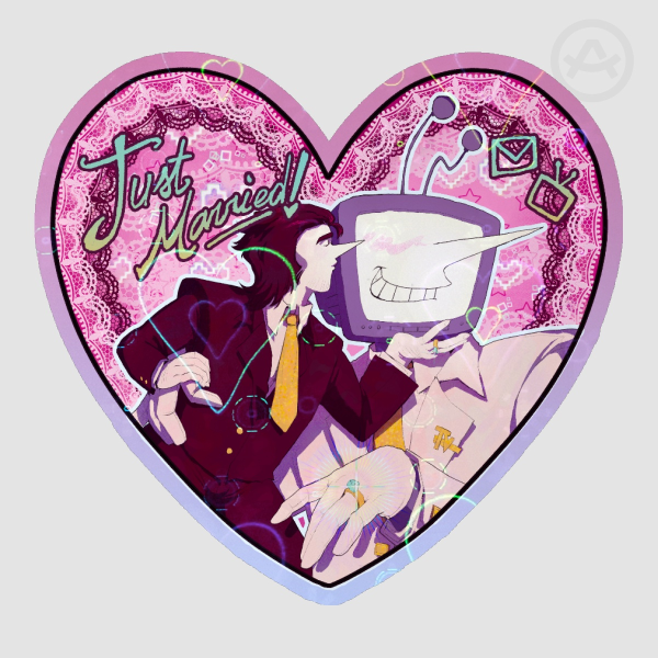 Just Married! Sticker